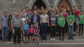 Killoe author, John Connell speaks to Notre Dame students