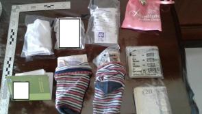 BREAKING: CAB find money in socks as £1,500 sterling and documentation seized at Longford town property
