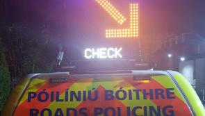 Longford Road Policing Unit arrest speeding learner driver who failed breath test near Edgeworthstown