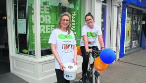 Specsavers Longford static cycle raises €500 for charity