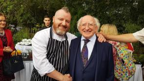 Longford celebrity chef Gary O'Hanlon feeds  Ireland's first citizen