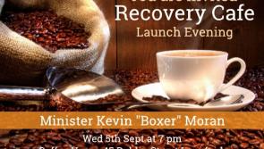 Minister Kevin 'Boxer' Moran to officially open 'Recovery Café' in Longford