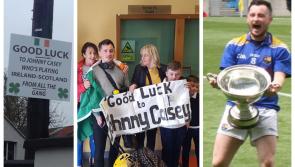 Watch | Longford's Johnny Casey sets up Ireland's goal during Hurling  Shinty International loss against Scotland 