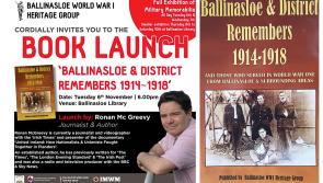 Longford to feature in new World War One book