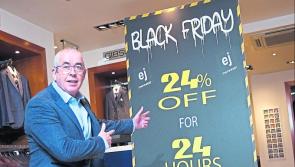 Longford shoppers spoilt for choice as Black Friday ‘shopping marathon’ set to get underway at EJ Menswear