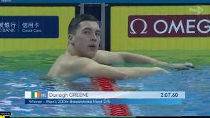Longford swimmer Darragh Greene achieves another personal best at World  Championships in China  
