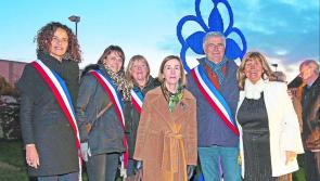 Sculpture unveiled in Longford to mark 20th anniversary of French twinning