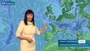 Met &Eacute;ireann latest Christmas weather forecast for Santa on RT&Eacute;