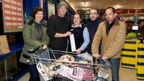 Harry Hall's free Christmas shopping spree during Lidl Longford Trolley Dash 