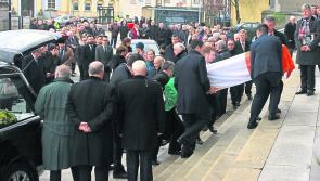 Emotional tribute as mourners told of how grandson told Longford's Peter Kelly: 'You're a fantastic man Grandad'