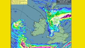 ALERT | Gardaí and Met Éireann warn that Storm Freya snow will make for 'very dangerous' driving conditions on Monday morning