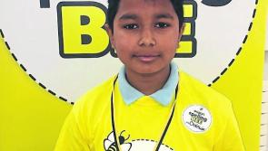 Lanesboro pupil Chriswin Regit is crowned  Longford Spelling Bee champion