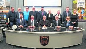 Longford County Council honours Most Reverend Bishop Higgins