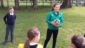 St Patrick’s NS welcomes Irish  rugby international
