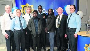 Moyne Community school's Eric Ehigie honoured at National Garda Youth awards