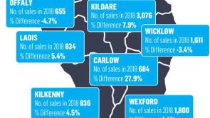 Longford house sales rise by almost 14%