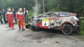 Drama as Boyles crash out of Donegal International Rally