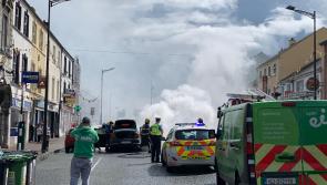 GALLERY| Car ignites on the streets of Longford town