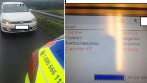 Driver arrested after testing positive for cocaine and cannabis