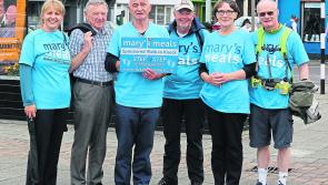 Alcatraz swimmer brings her  fundraising walk to Longford 