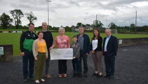 Young Granard native presented with first prize from Clonguish GAA club development draw