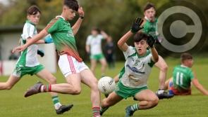 Longford MFC:  Jack Macken points the way for St Colmcille's/St Francis in  fine win over Killoe 