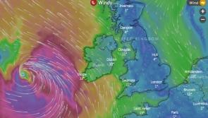 WATCH LIVE: Take a look at Storm Lorenzo as it hits Ireland 