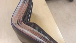 Good Samaritan hands in wallet filled with cash to midlands garda station