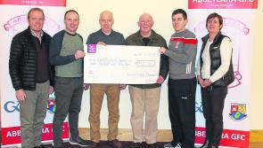 Abbeylara GAA raise  &euro;750 for St Christopher's Services 