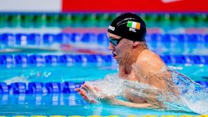 Longford swimming star Darragh Greene misses out on a place in the European 50m Breaststroke Final 
