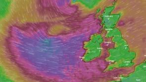 WATCH LIVE: Track Storm Atiyah as it moves towards Ireland bringing very strong winds