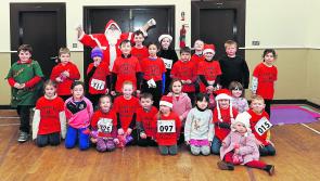 PICTURES | Festive fun for St Mary's NS Newtowncashel Santa Fun Run