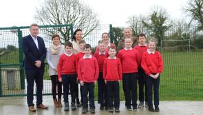 New car park completed at Aughnagarron National School 