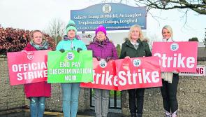 Longford schools close as teachers strike over pay