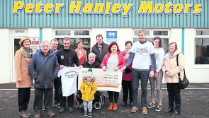 Presentation of proceeds raised from the 29th Longford ms annual Christmas Day Run