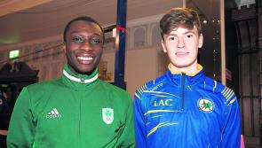 Superb fourth place finish for Longford athletes Cian McPhillips  and Nelvin Appiah 

