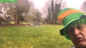WATCH | We all need a lift on St Patrick's Day: Longford's Jimmy Jests makes the most of staying in