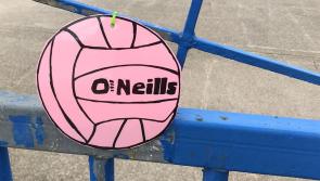 Carrickedmond Ladies kick off a football hunt to keep young people healthy and active during isolation