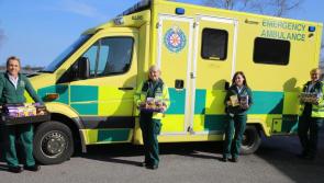 Kindness continues apace as Longford Town Supporters Club donate Easter eggs to paramedics 