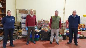 PICTURES | Longford Community Gardaí team up with Center Parcs to donate food packages to the Capuchin Centre