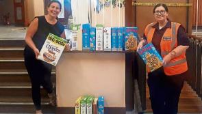 Longford school donates cereals to local PPN 