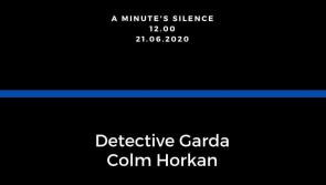 Longford Garda Stations to lead a minute's silence in memory of Detective Garda Colm Horkan