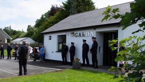 PICTURES | Ballymahon Garda Station leads the community in a minute's silence