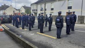 PICTURES: Granard brought to sombre standstill as public join gardaí in honouring late Det Garda Colm Horkan