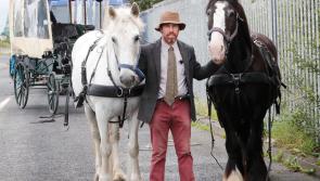 WATCH | Travelling horseman stages protest