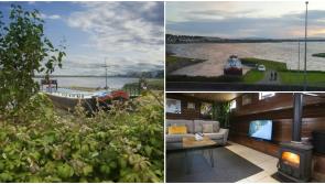 Sea legs not required for a staycation on this fabulous houseboat in the heart of Galway City