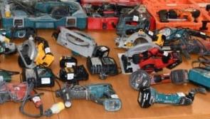 Almost 100 power tools found in investigation of 'organised crime gang'