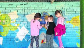 Longford Leader gallery: Scoil Bhríde Glen pupils create beautiful Eco Art mural project