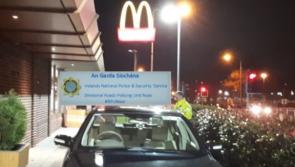 Uninsured driver nabbed by gardai as they tried to escape through McDonalds drive-thru