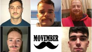 Six Granard lads taking part in Movember to raise funds for Mental Health